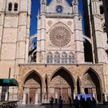 Das ist die wunderschöne gothische Kathedrale in León
