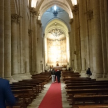 Raum des Gottesdienstes in der neuen Kathedrale Salamanca